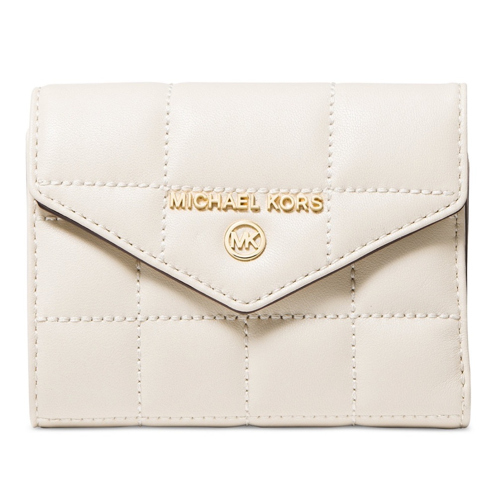 Michael Kors Jet Set Charm Leather Envelope Trifold Wallet